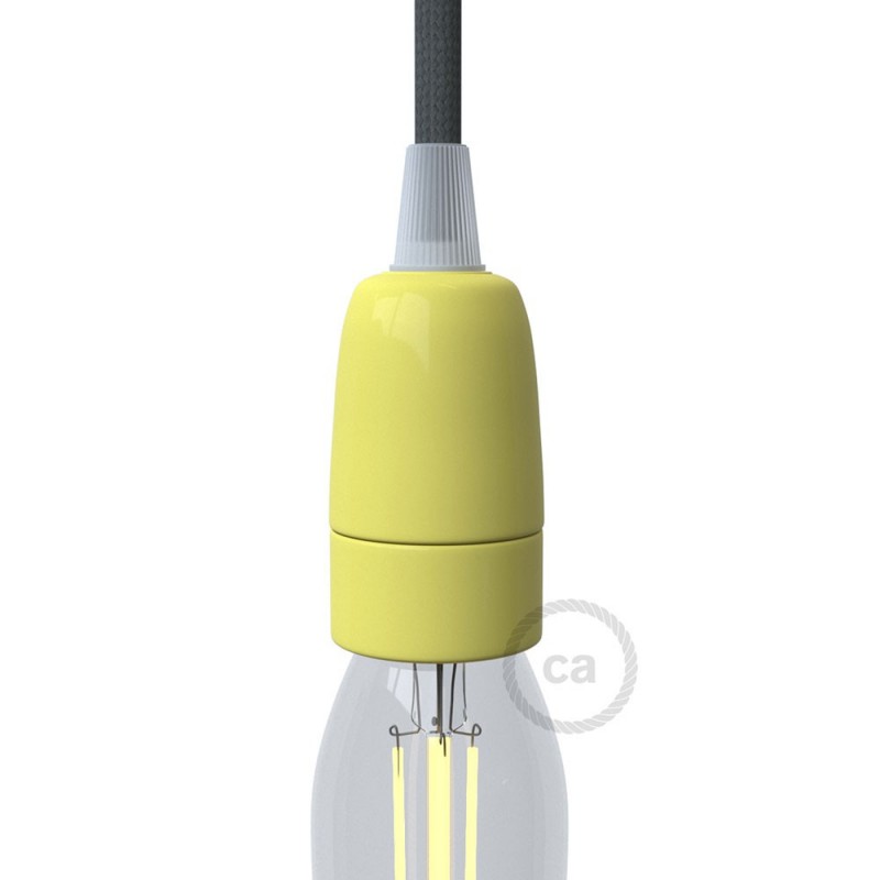 Kit portalámparas de porcelana E14