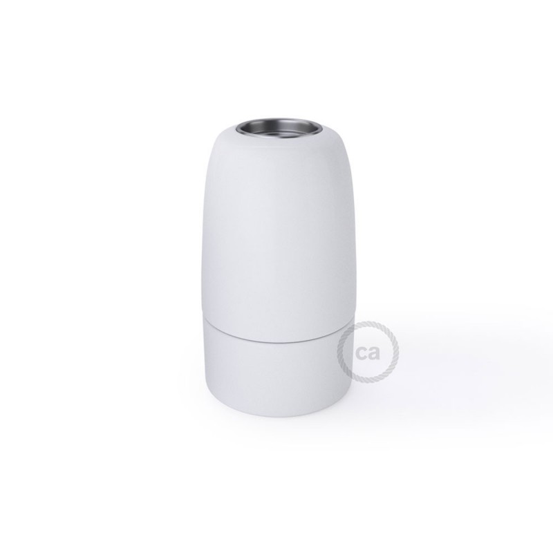 Kit portalámparas de porcelana E14
