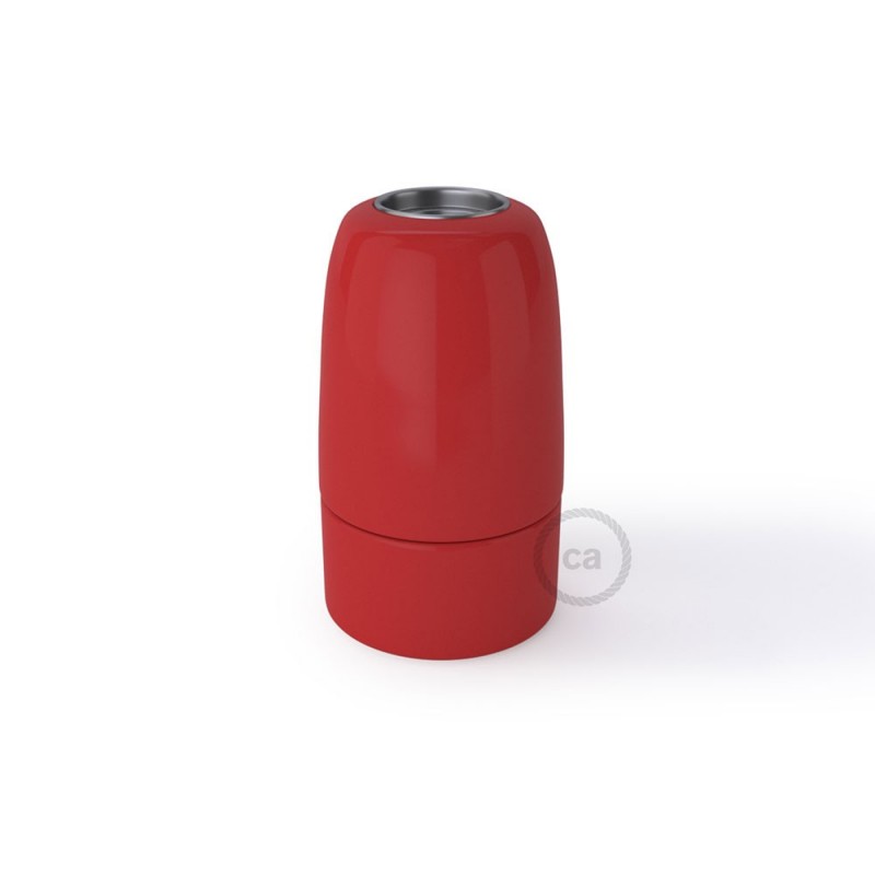Kit portalámparas de porcelana E14