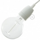 Kit portalámparas de porcelana E27