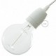 Kit portalámparas de porcelana E27