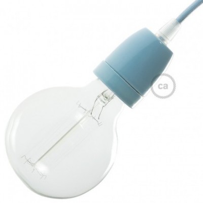 Kit portalámparas de porcelana E27