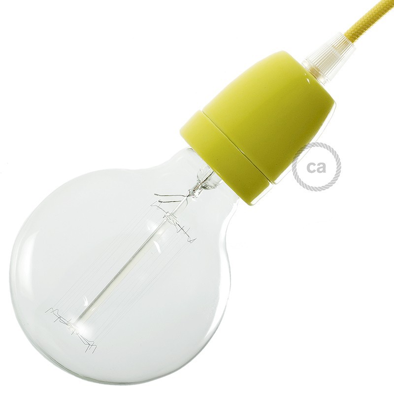 Kit portalámparas de porcelana E27