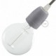 Kit portalámparas de porcelana E27