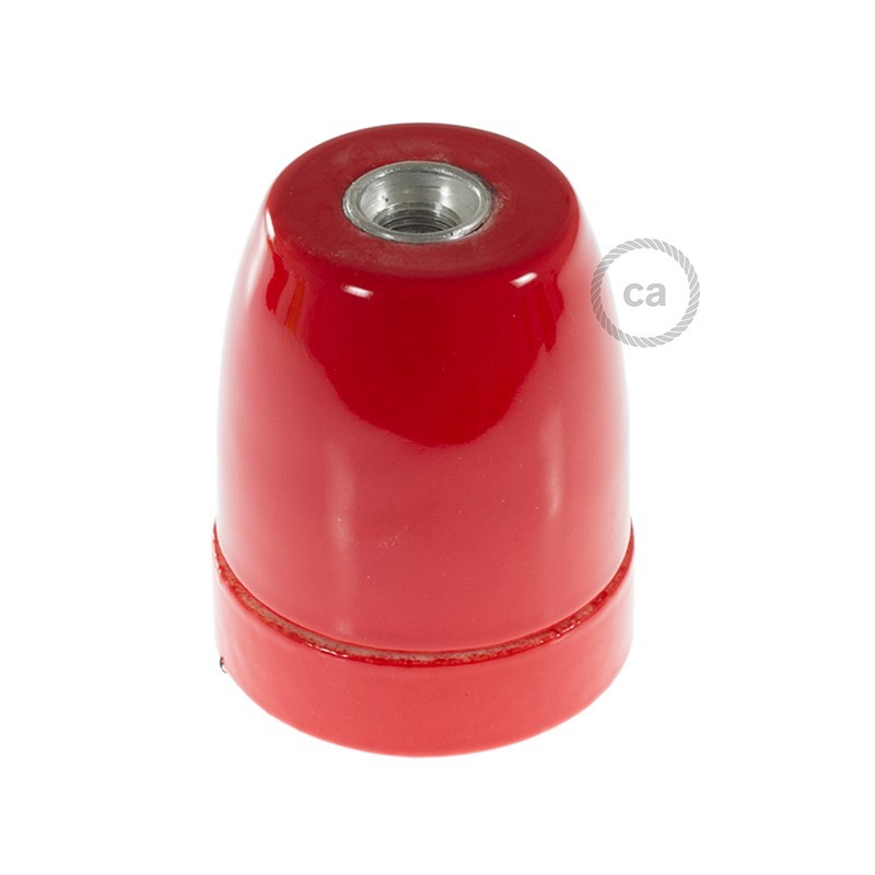 Kit portalámparas de porcelana E27