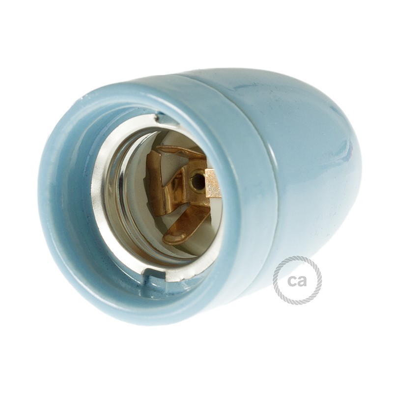 Kit portalámparas de porcelana E27