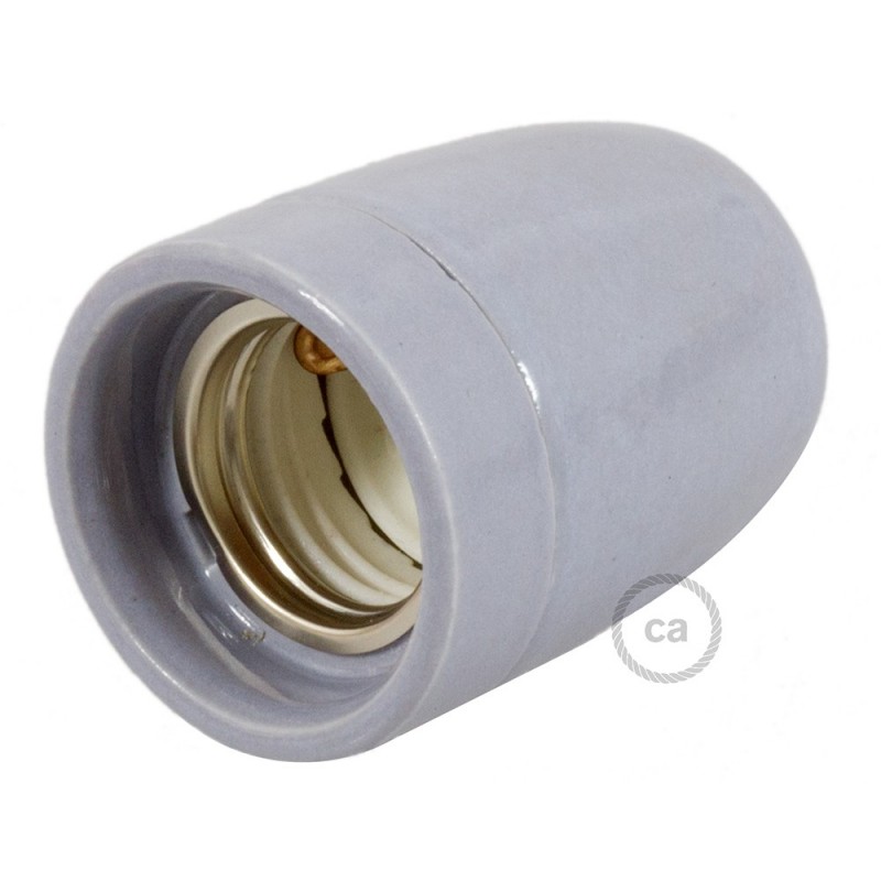 Kit portalámparas de porcelana E27