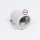 Kit portalámparas de porcelana E27 con soporte interior