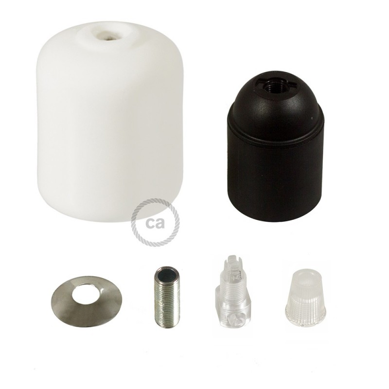 Kit portalámparas de cerámica E27