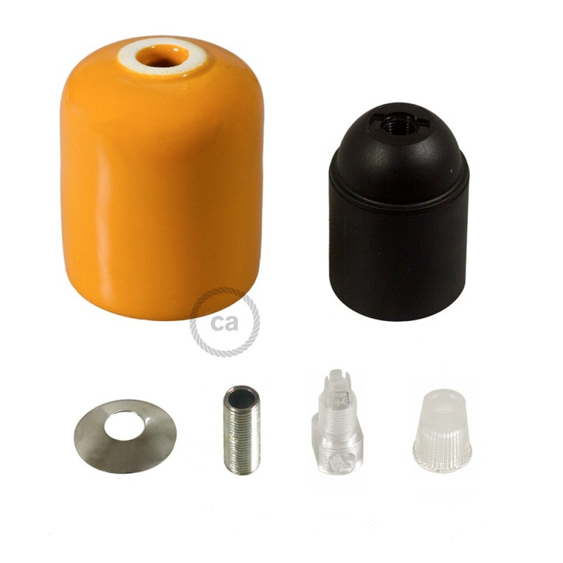 Kit portalámparas de cerámica E27