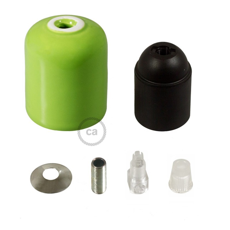 Kit portalámparas de cerámica E27