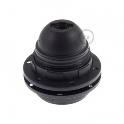 Kit portalámparas para pantalla de termoplástico con doble arandela E27