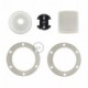 Kit portalámparas para pantalla de termoplástico con doble arandela E27