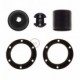 Kit portalámparas para pantalla de termoplástico con doble arandela E27