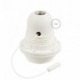 Kit portalámparas termoplástico para pantallas E27 con tirador