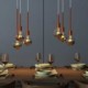 Tubo de extensión en metal cobre satinado