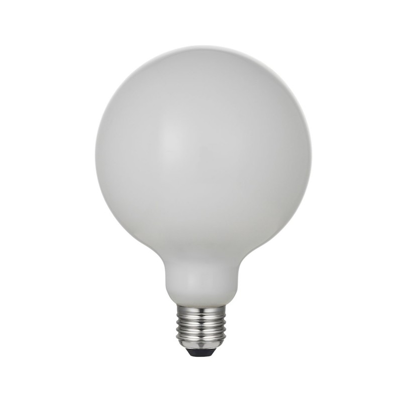 Bombilla LED Porcelana Globo G125 6W E27 Regulable 2700K