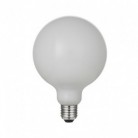 Bombilla LED Porcelana Globo G125 6W E27 Regulable 2700K