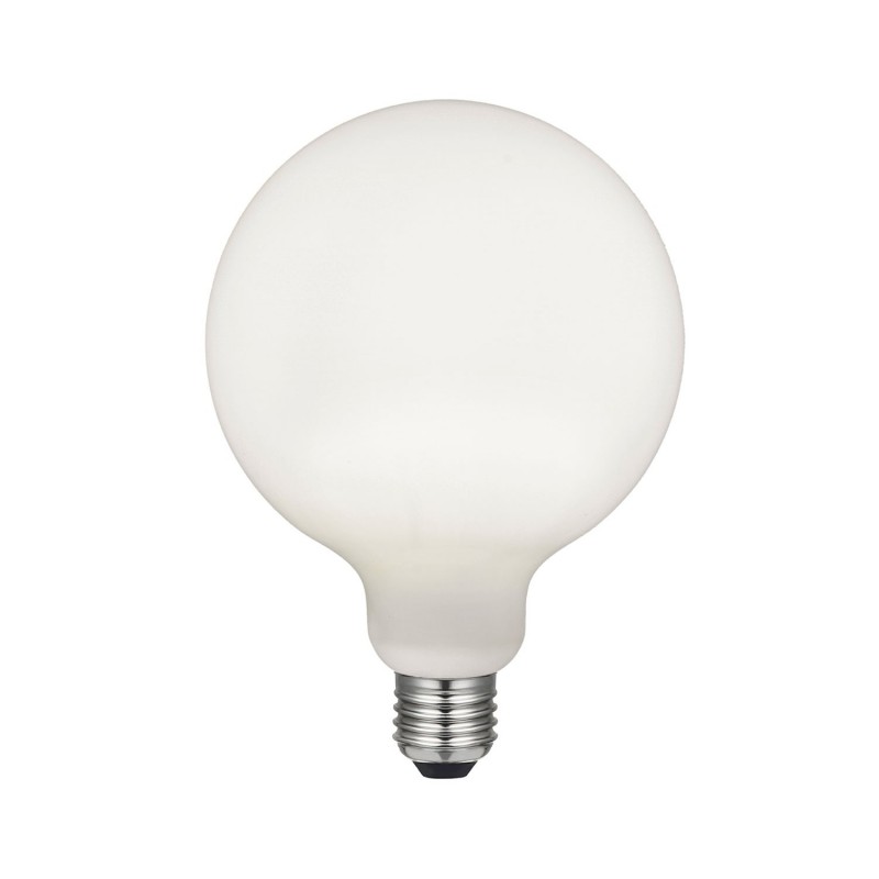 Bombilla LED Porcelana Globo G125 6W E27 Regulable 2700K