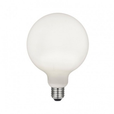 Bombilla LED Porcelana Globo G125 6W E27 Regulable 2700K