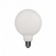 Bombilla LED Porcelana Globo G95 6W E27 Regulable 2700K
