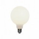 Bombilla LED Porcelana Globo G95 6W E27 Regulable 2700K