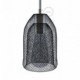 Pantalla Jaula GhostBell de metal color negro con kit portalámparas E27