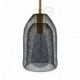 Pantalla Jaula GhostBell de metal color negro con kit portalámparas E27