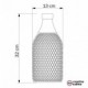Pantalla Jaula para lámpara Botella Jéroboam de metal