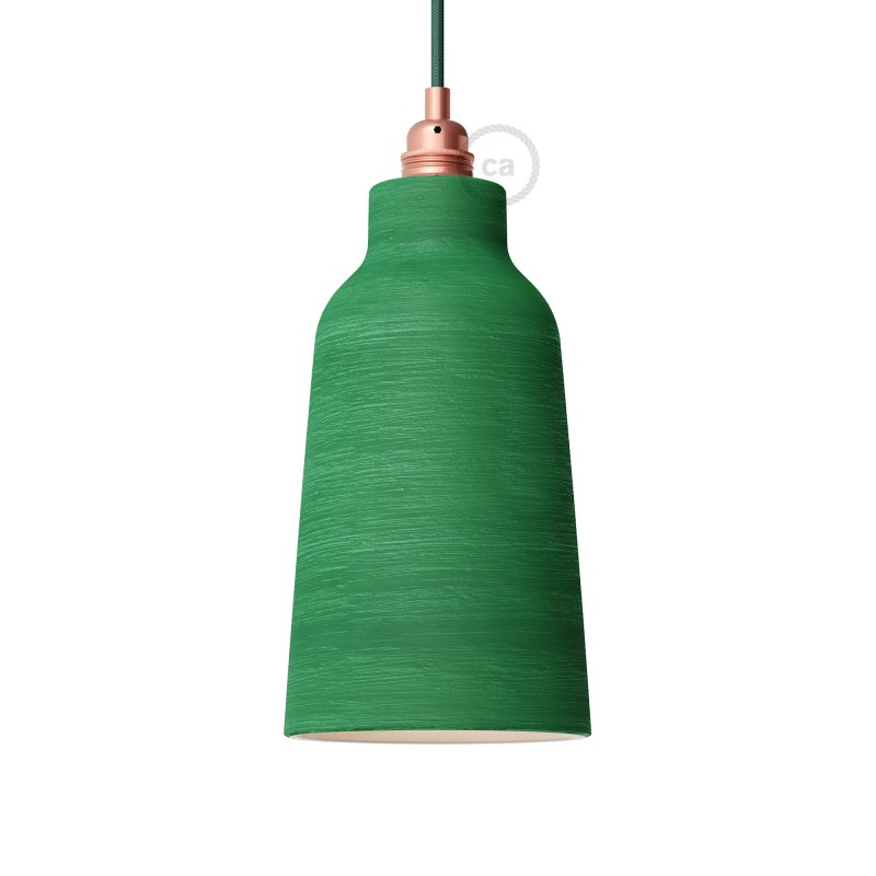 Pantalla Botella de cerámica, colección Materia - Fabricado en Italia