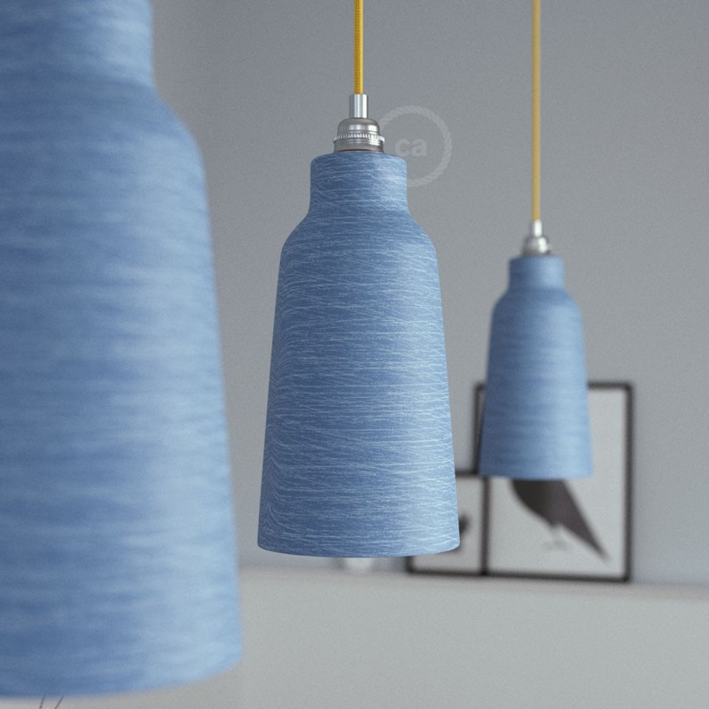 Pantalla Botella de cerámica, colección Materia - Fabricado en Italia