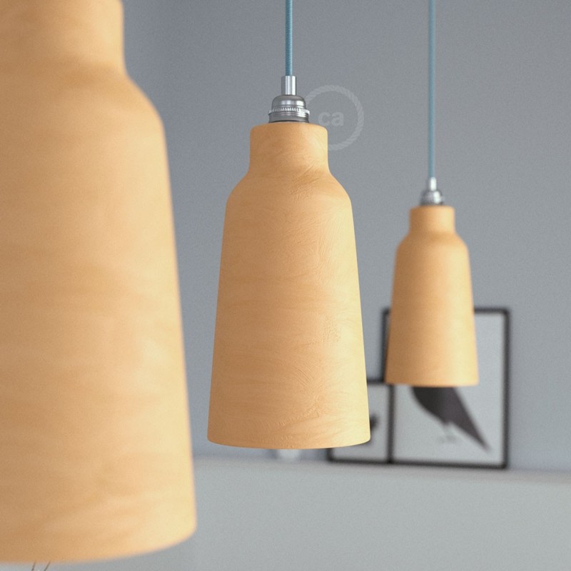 Pantalla Botella de cerámica, colección Materia - Fabricado en Italia