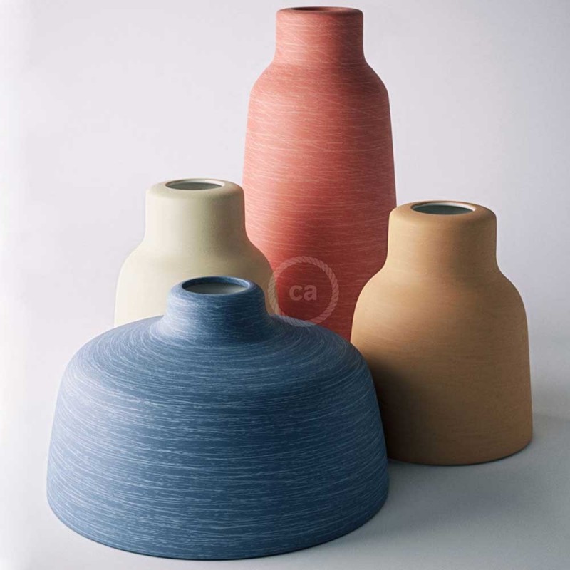 Pantalla Botella de cerámica, colección Materia - Fabricado en Italia