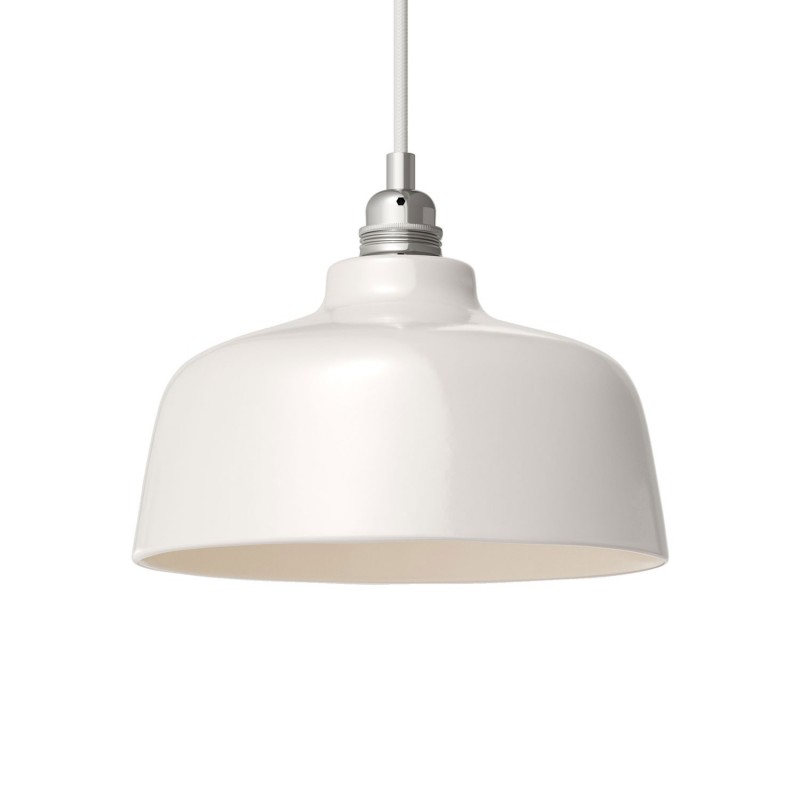 Pantalla Copa de cerámica, colección Materia - Fabricado en Italia