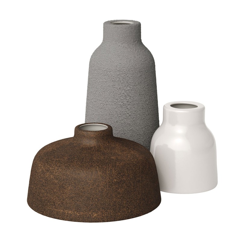 Pantalla Copa de cerámica, colección Materia - Fabricado en Italia