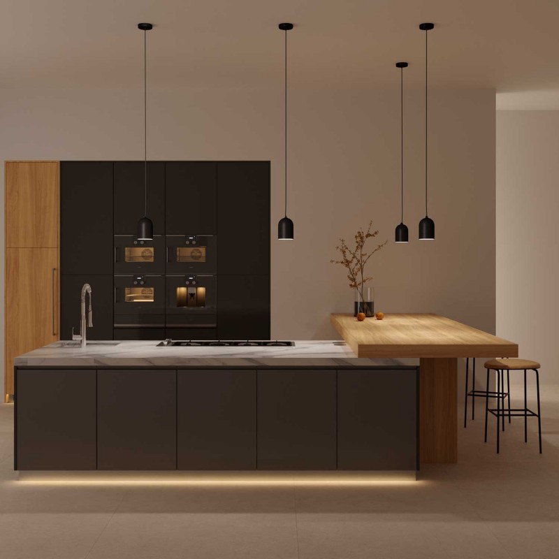 Campana Mini, pantalla XS de cerámica para suspensión - Fabricado en Italia