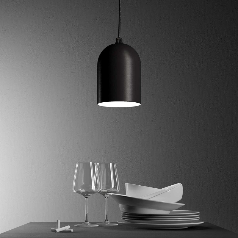 Campana Mini, pantalla XS de cerámica para suspensión - Fabricado en Italia