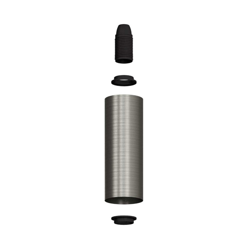 Tub-E14, tubo de metal para foco con portalámparas doble arandela E14
