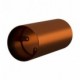 Tub-E14, tubo de metal para foco con portalámparas doble arandela E14