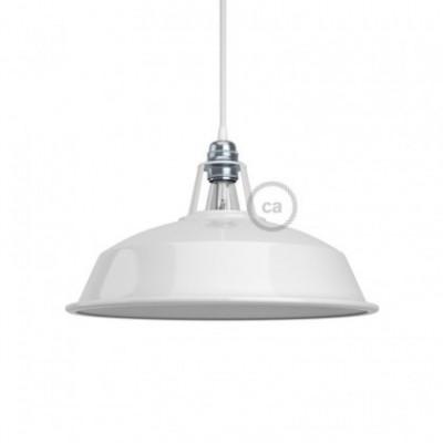 Pantalla Harbour de metal esmaltado con casquillo E27, diámetro 30cm