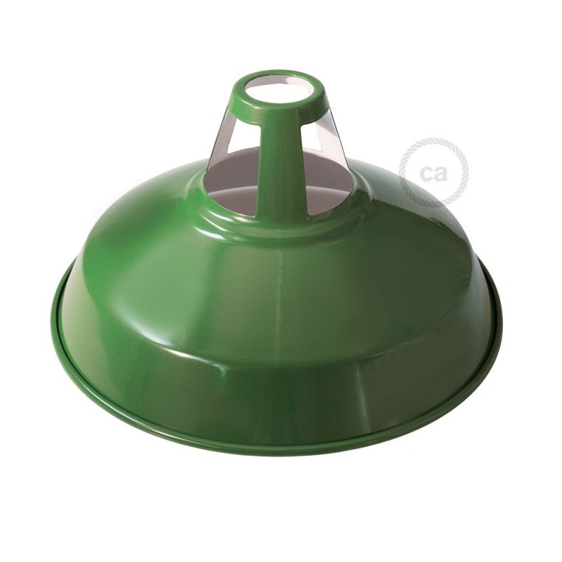Pantalla Harbour de metal esmaltado con casquillo E27, diámetro 30cm