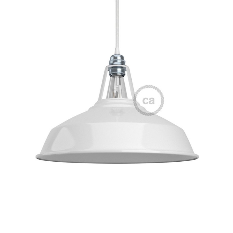 Pantalla Harbour de metal esmaltado con casquillo E27, diámetro 38cm