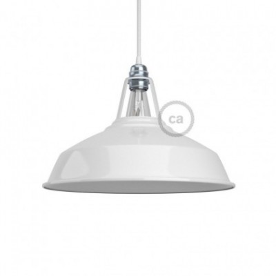 Pantalla Harbour de metal esmaltado con casquillo E27, diámetro 38cm