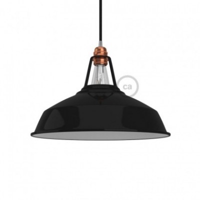 Pantalla Harbour de metal esmaltado con casquillo E27, diámetro 38cm