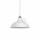 Pantalla Bistrot de metal esmaltado con casquillo E27, diámetro 30cm