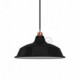 Pantalla Bistrot de metal esmaltado con casquillo E27, diámetro 38cm