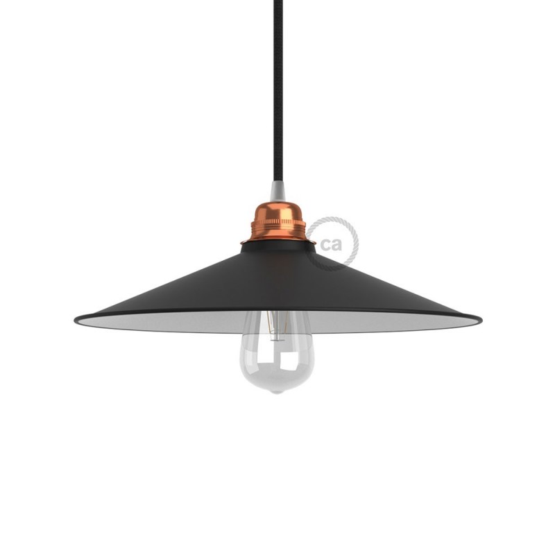 Pantalla Swing de metal esmaltado con casquillo E27