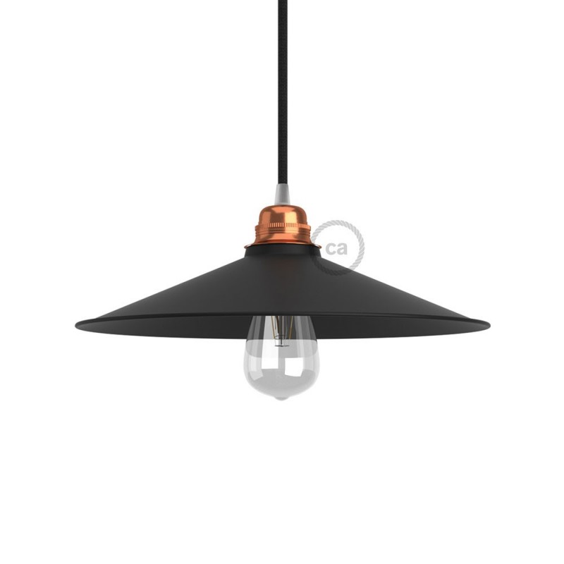 Pantalla Swing de metal esmaltado con casquillo E27