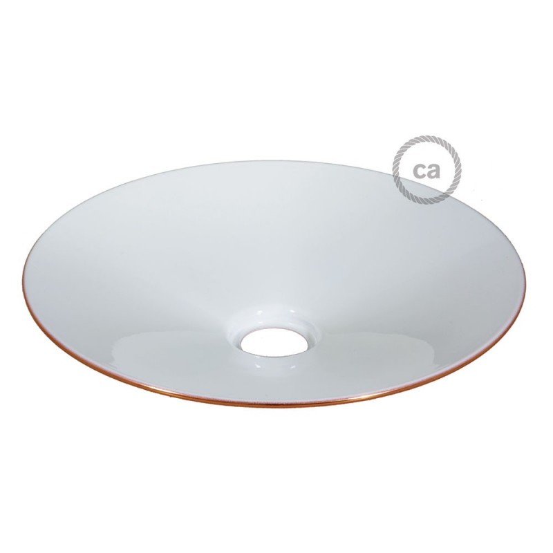 Pantalla Swing de metal esmaltado con casquillo E27