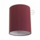 Pantalla de tela Cilindro casquillo E27, diámetro 15cm H18cm - 100% Fabricado en Italia